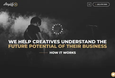 Amplify 11 website screenshot