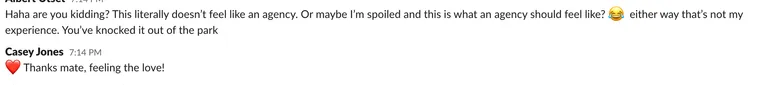 Client feedback of BabyBub