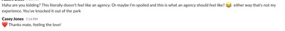 Client feedback from babybub