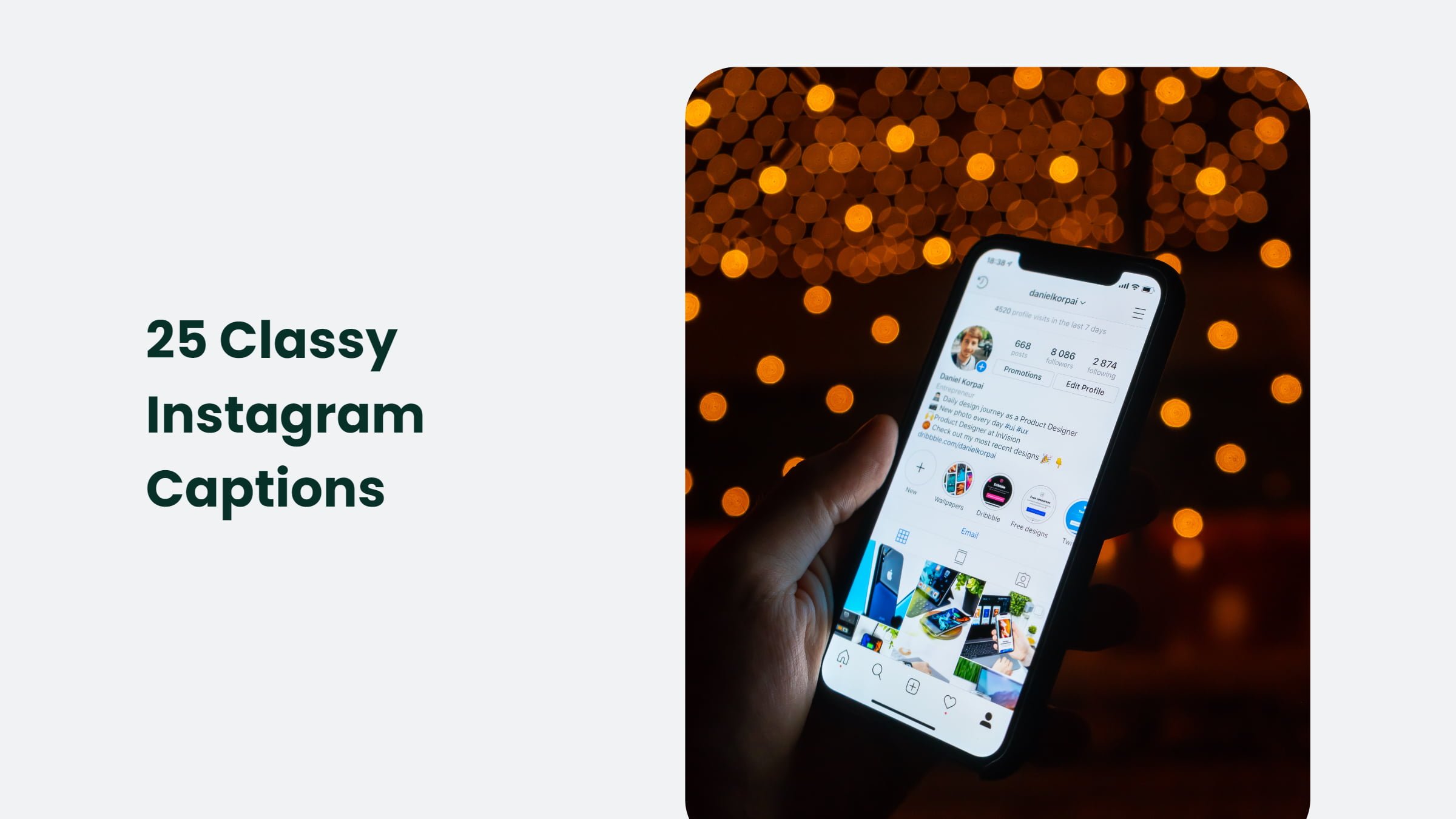 25 Classy Instagram Captions To Make Your Profile Pop! Instagram Captions