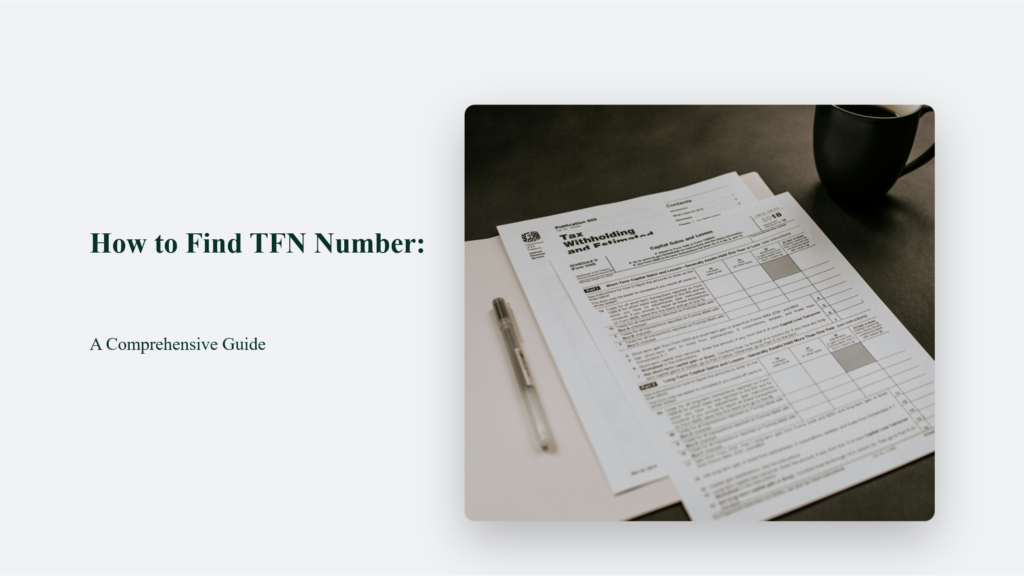 Guide On How To Find Your Tfn Number.
