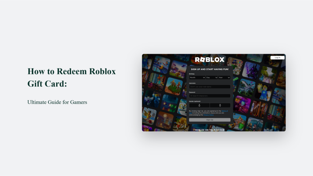 Ultimate Guide On Redeeming Roblox Gift Cards For Gamers.