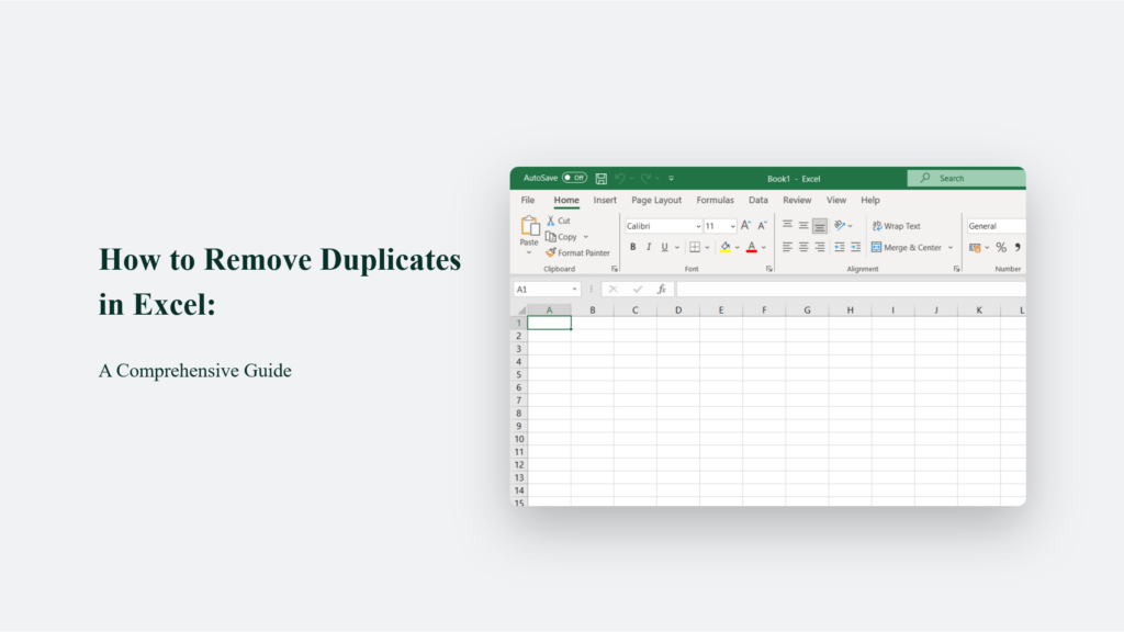 Guide On How To Remove Duplicates In Excel.