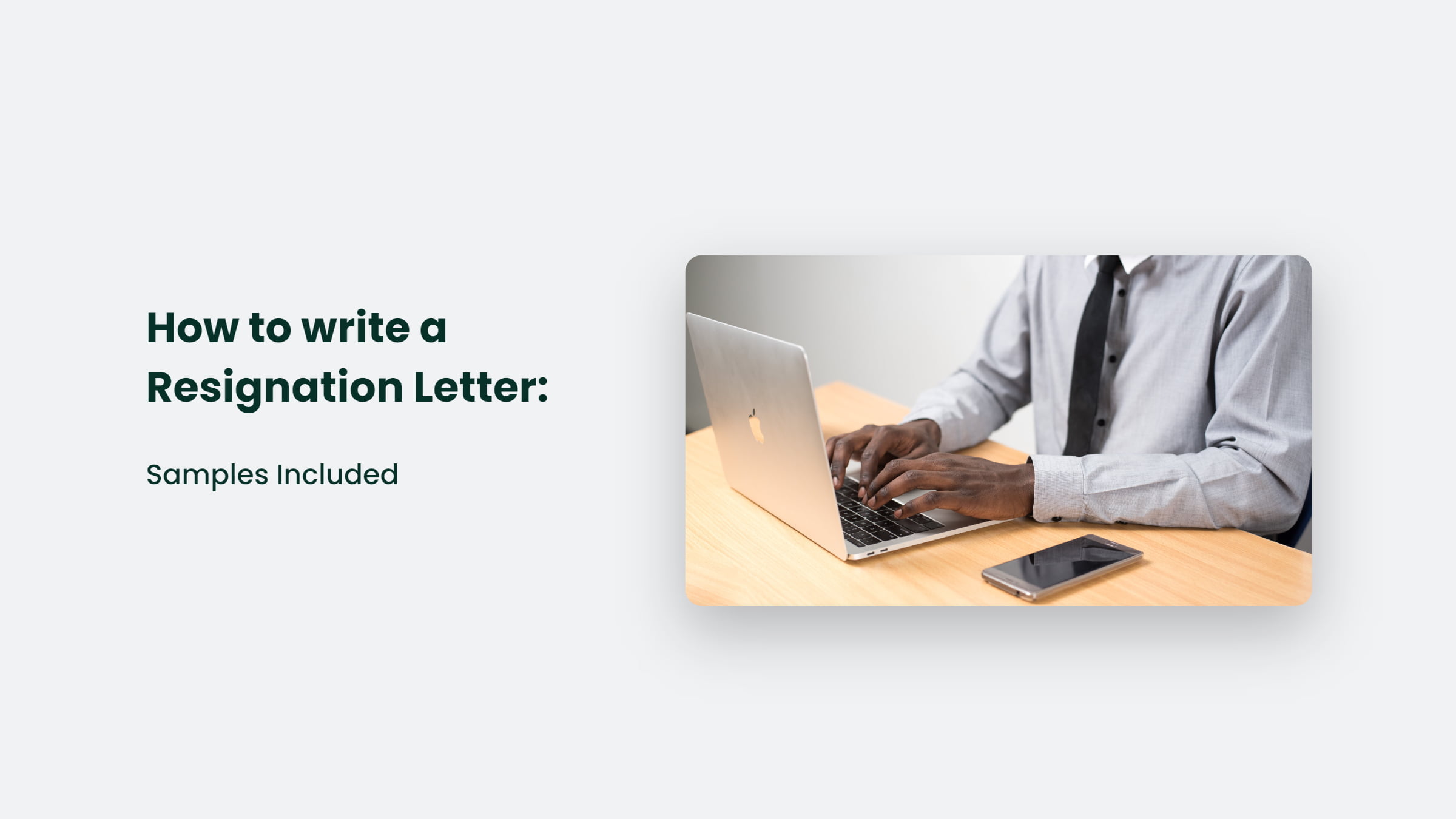 How To Write A Resignation Letter