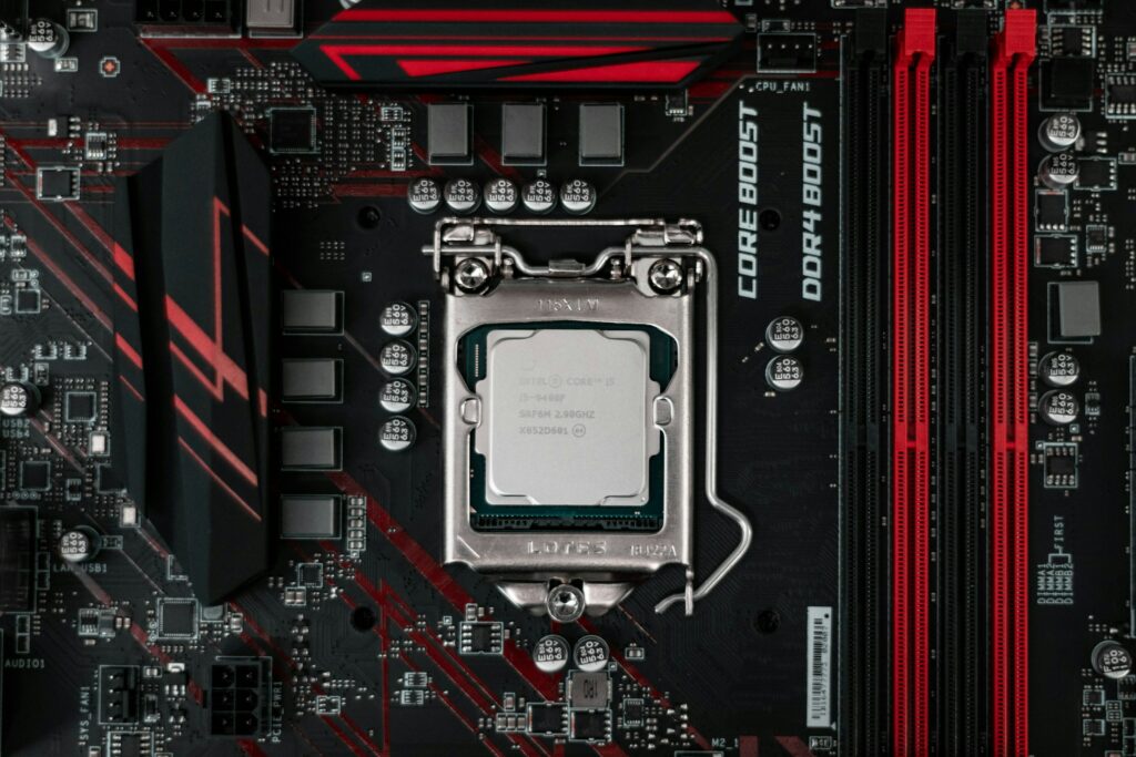 A comprehensive guide on a motherboard with an Intel processor and Rapid Storage Technology.