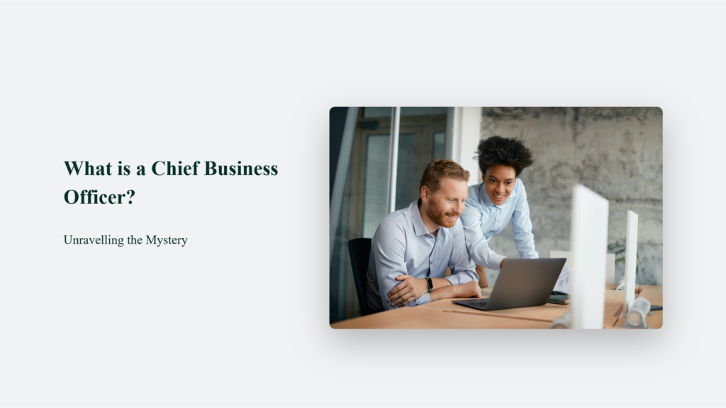 A Chief Business Officer (Cbo) Is An Executive-Level Position Responsible For Overseeing And Driving The Overall Business Strategy And Operations Of A Company. The Cbo Plays A Crucial Role In Defining And