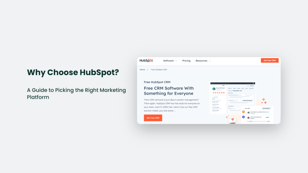 A Guide To Picking The Right Marketing Platform - Why Choose Hubspot?