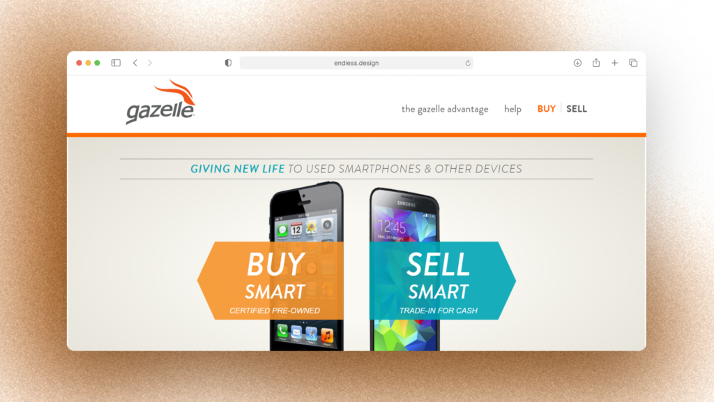 A screen shot of a mobile phone store website offering side hustles in Australia.