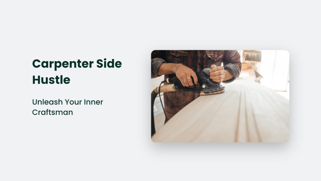 The Carpenter Side Hustle: Unleash Your Inner Craftsman Carpenter Side Hustle
