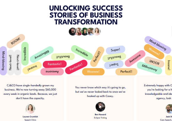 Unlocking success stories of business transformation.