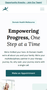 Domain Health website screenshot