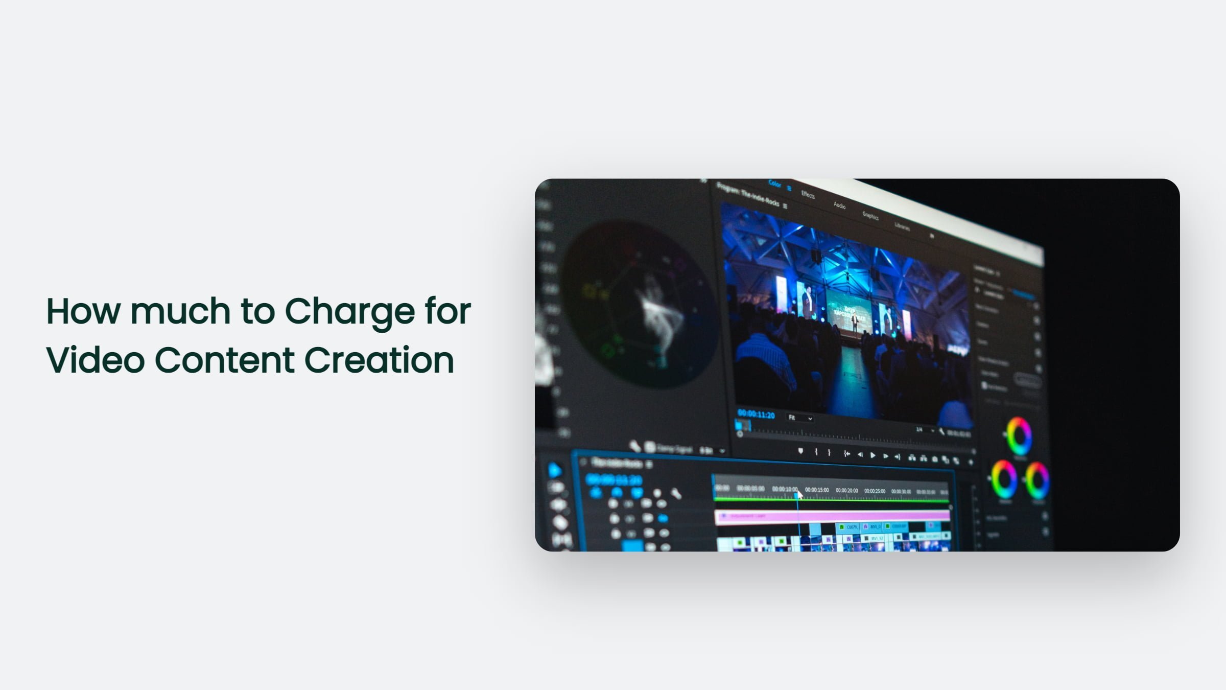 How much to Charge for Video Content Creation