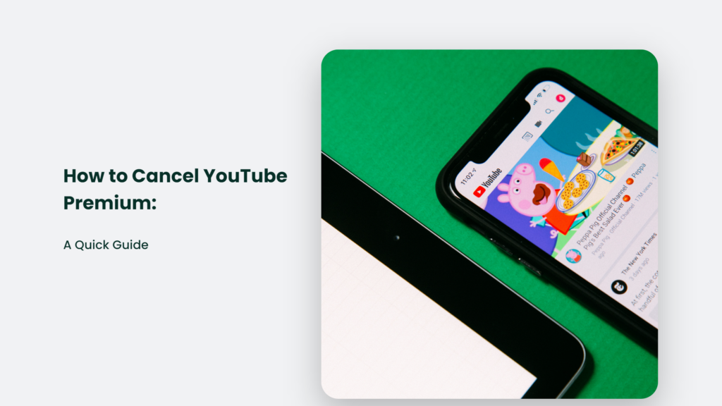 How to Cancel YouTube Premium: A Quick Guide YouTube Blog