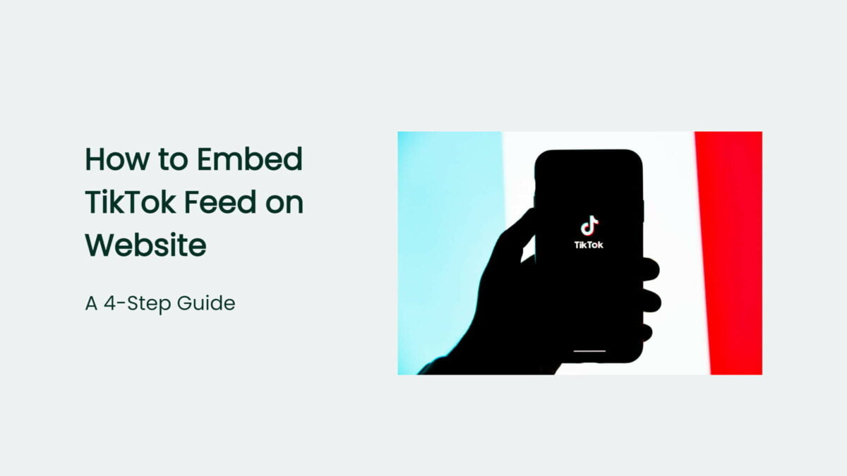 How To Embed TikTok Feed On site In 4 Easy Steps CJ&CO