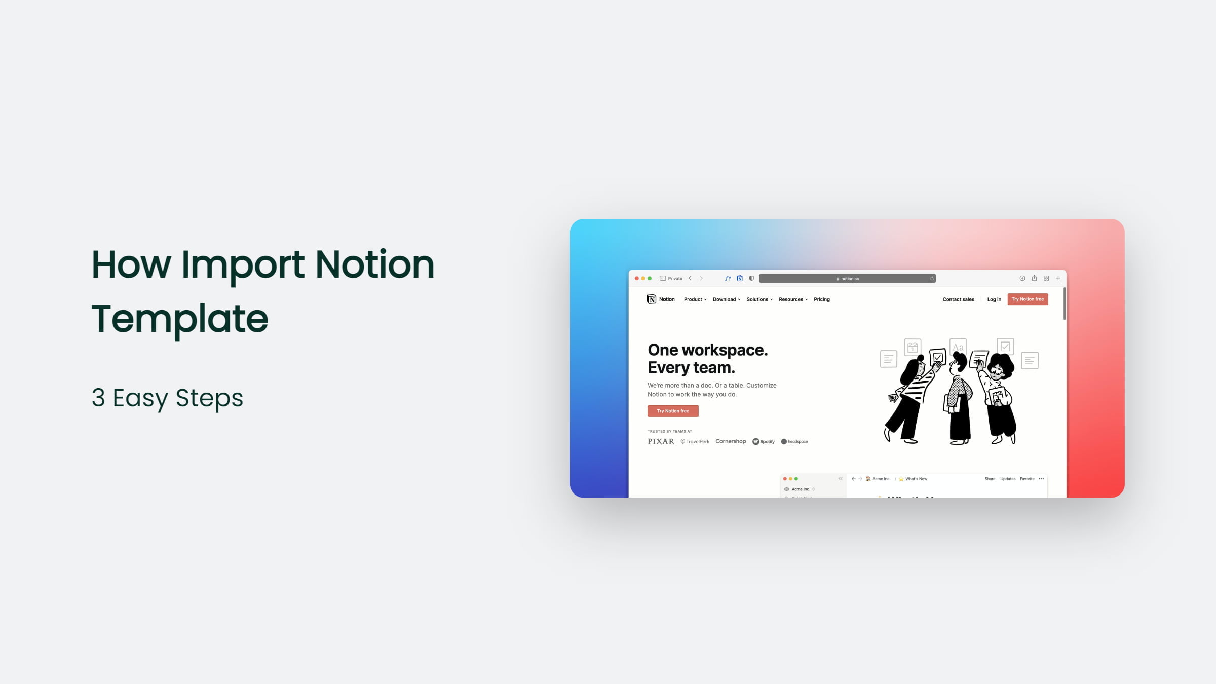 How To Import Notion Template