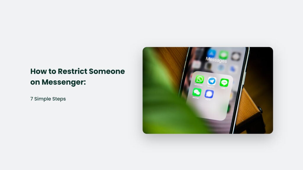 How To Restrict Someone On Messenger