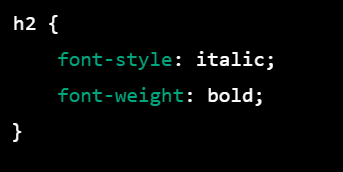 How To Italicize In Css