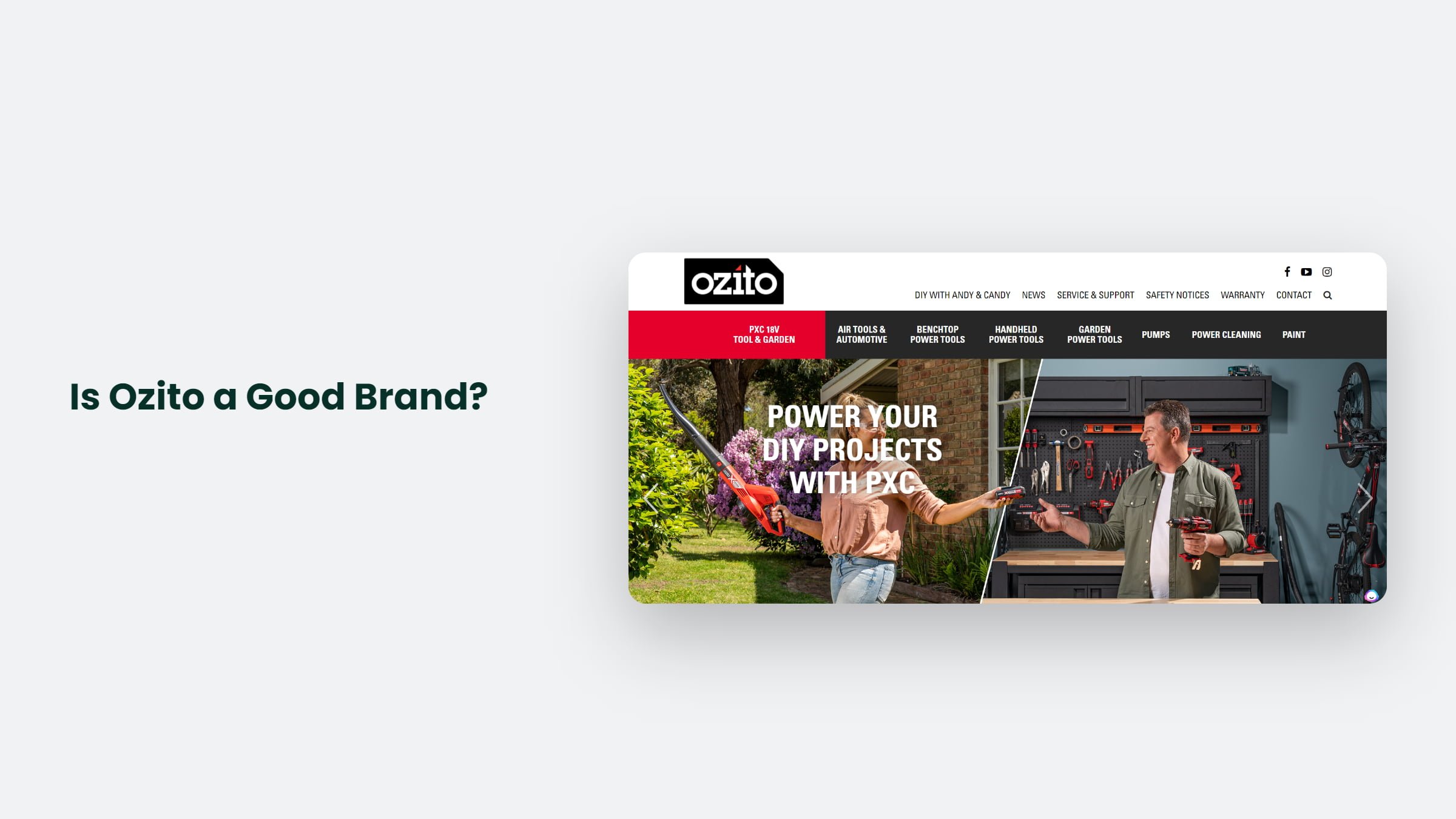 Is Ozito A Good Brand?