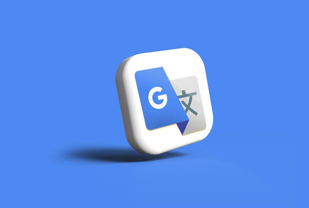 Google icon on a blue background with enhanced CPC retirement.