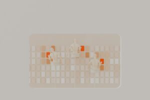 A 3D model of a group of people on a white background, optimizing generative AI implementation for streamlined businesses.