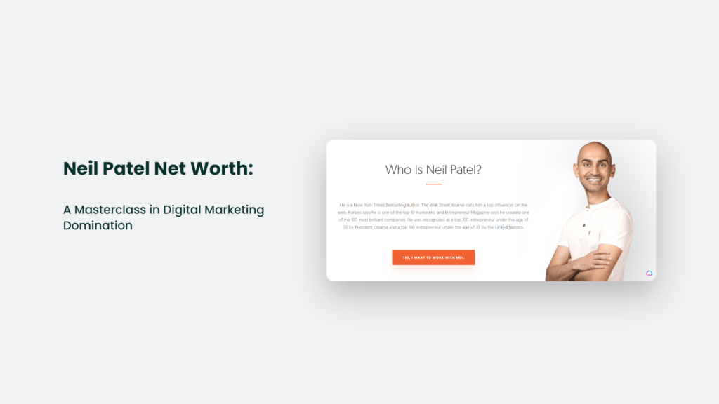 Neil Patel Net Worth: A Masterclass In Digital Marketing Domination Neil Patel Net Worth