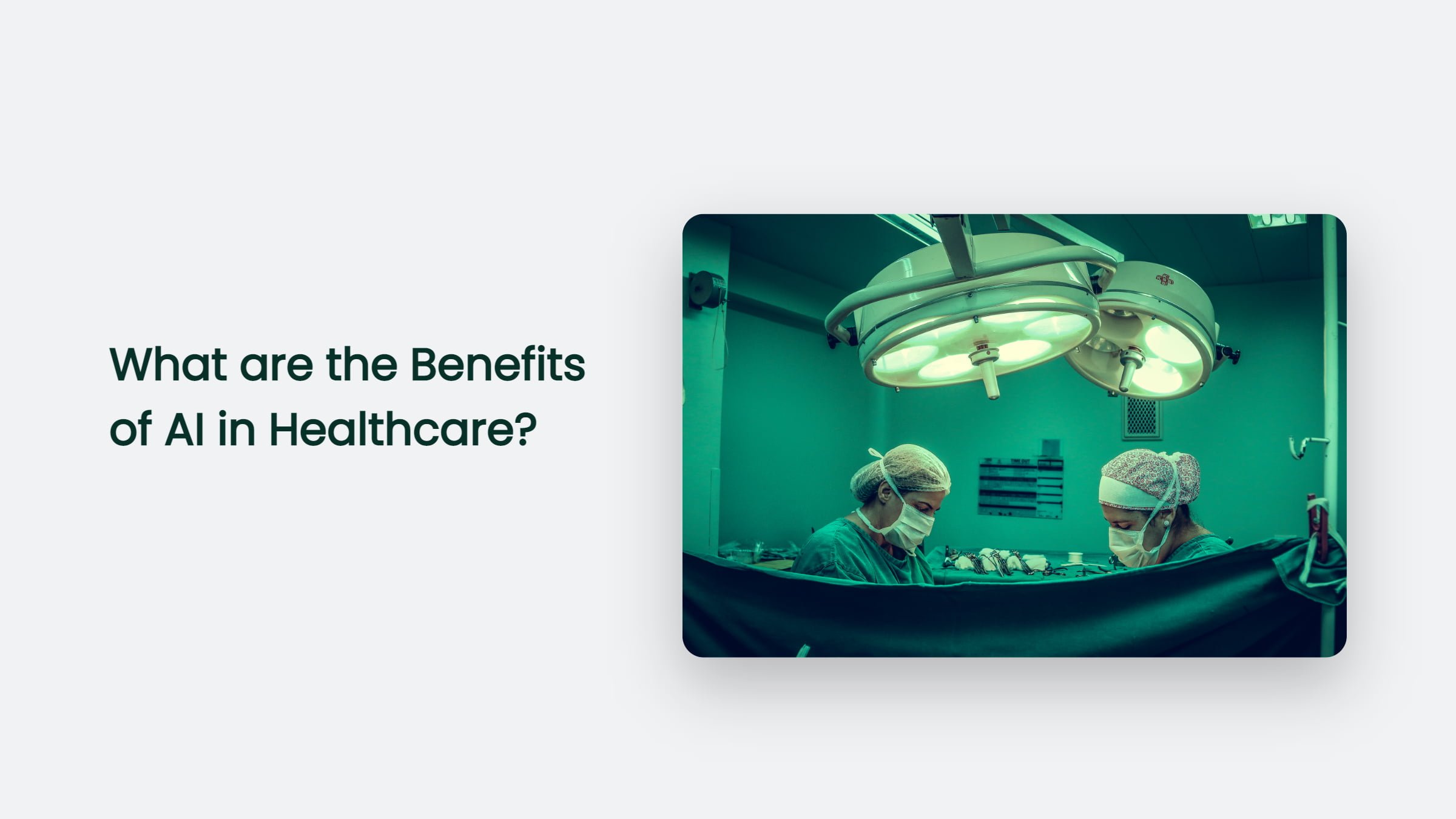 What Are The Benefits Of Ai In Healthcare? Benefits Of Ai In Healthcare