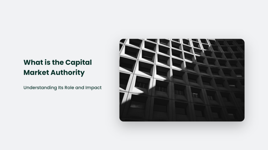 What Is Capital Market Authority: Understanding Its Role And Impact What Is Capital Market Authority
