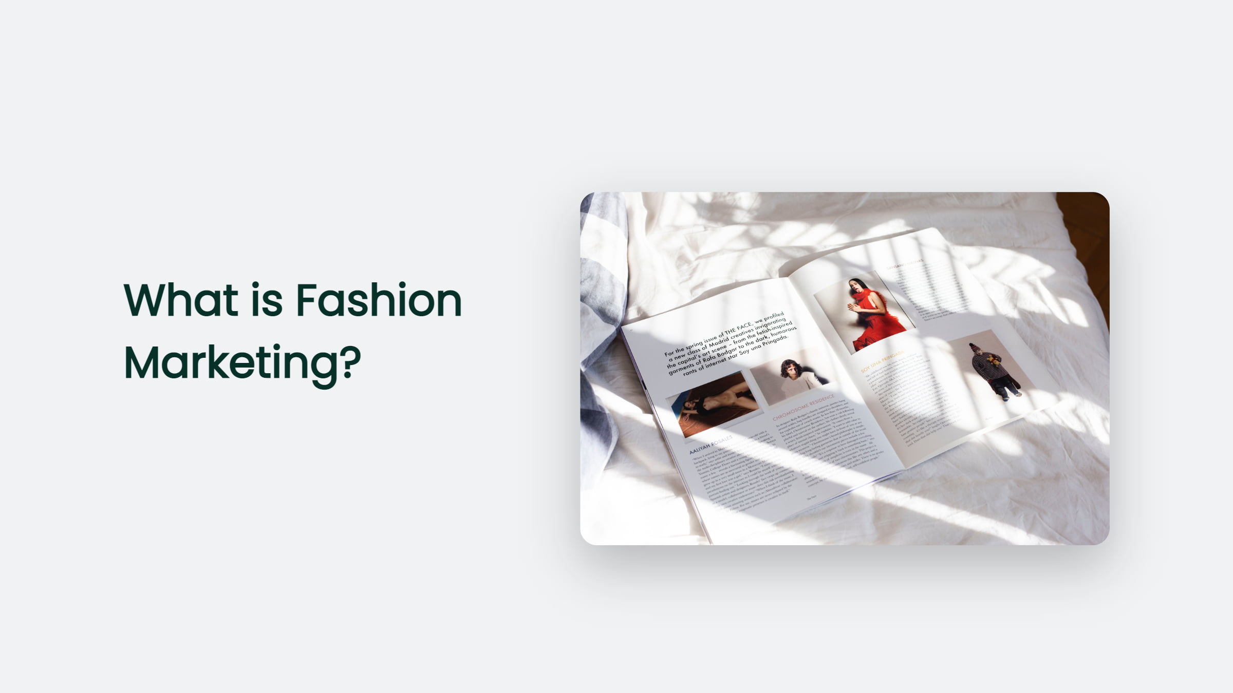 What Is Fashion Marketing