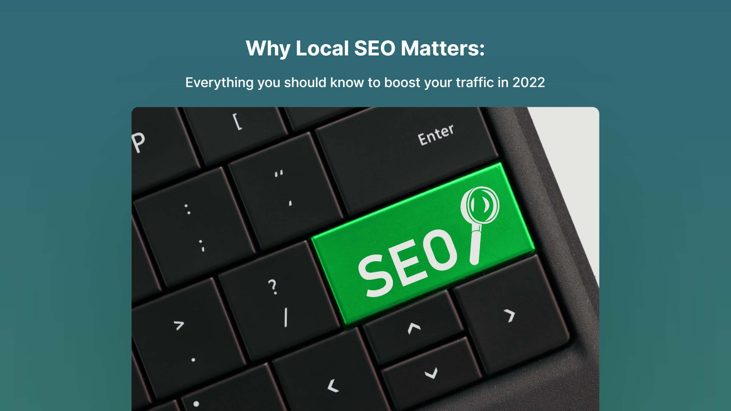 Why Local Seo Matters